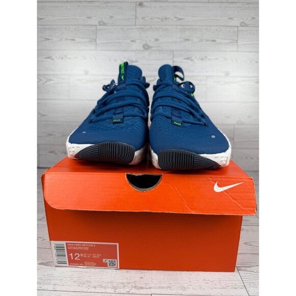 Nike Free Metcon 5 Court Blue White Green Strike DV3949-401 Men\'s Sz 12.5 main image 4